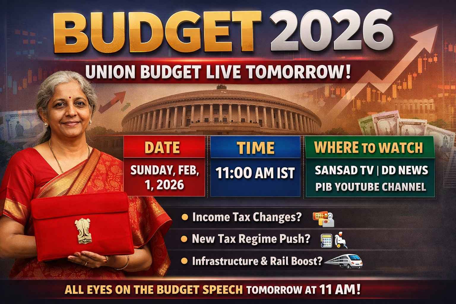 Budget 2026 Date and Time