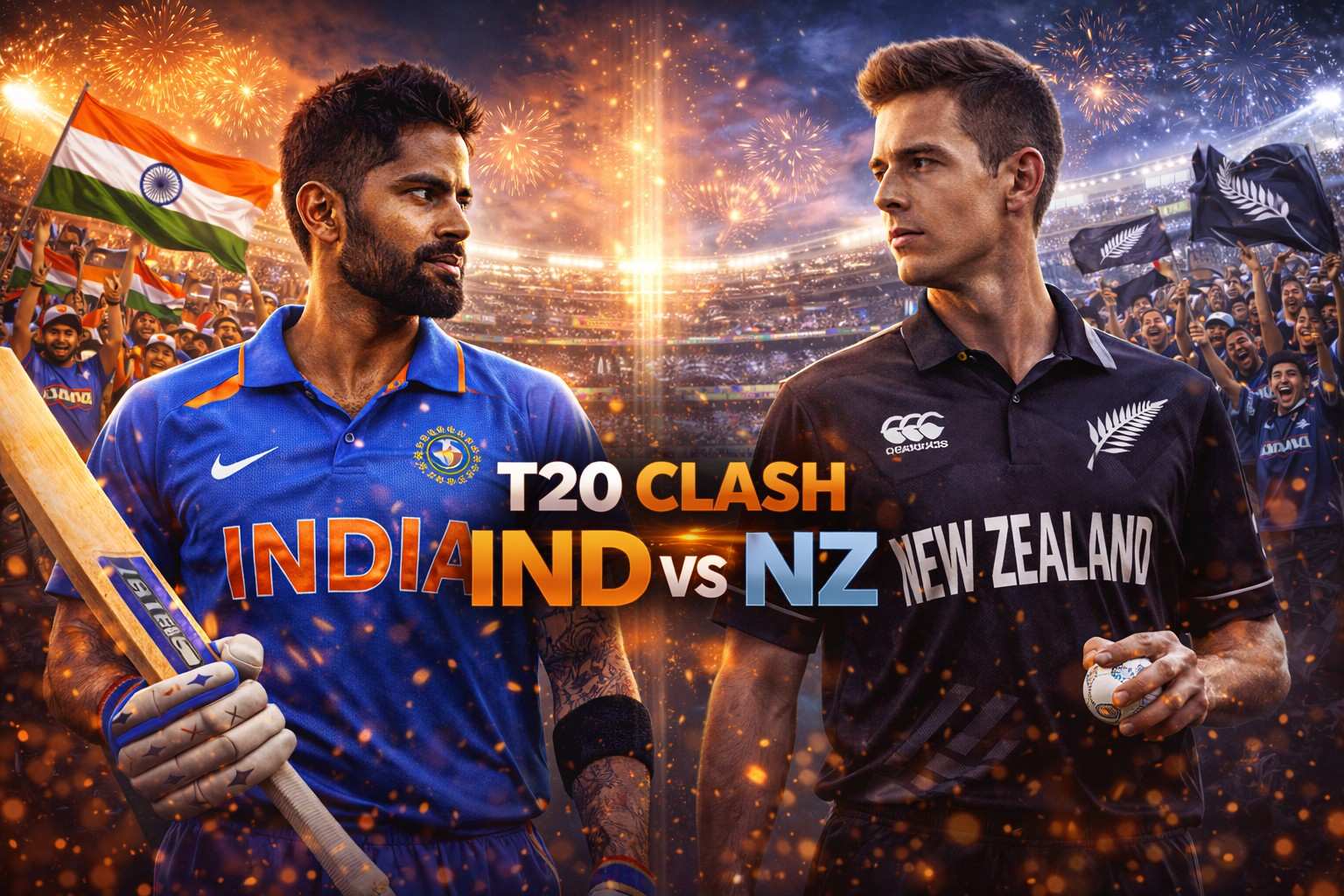 ND vs NZ 3rd T20I Highlights: India Wins by 8 Wickets, Seals Series 3-0 in Guwahati!