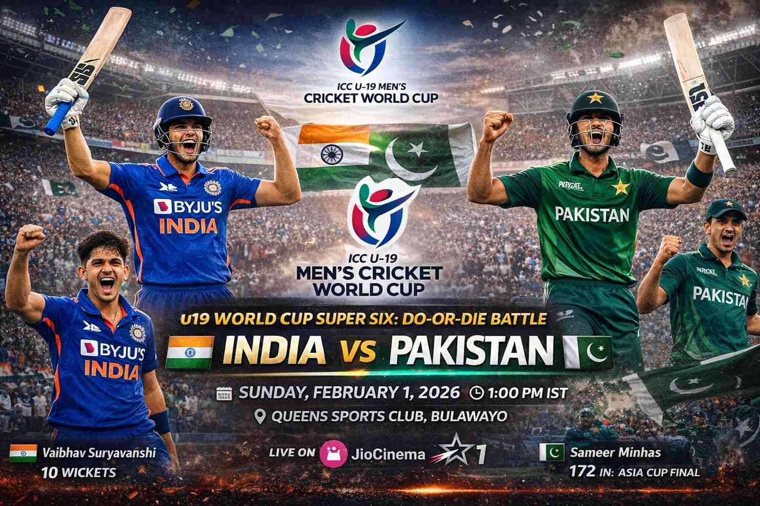 IND vs PAK U19 World Cup 2026: Preview, Match Time, & Semi-Final Scenarios