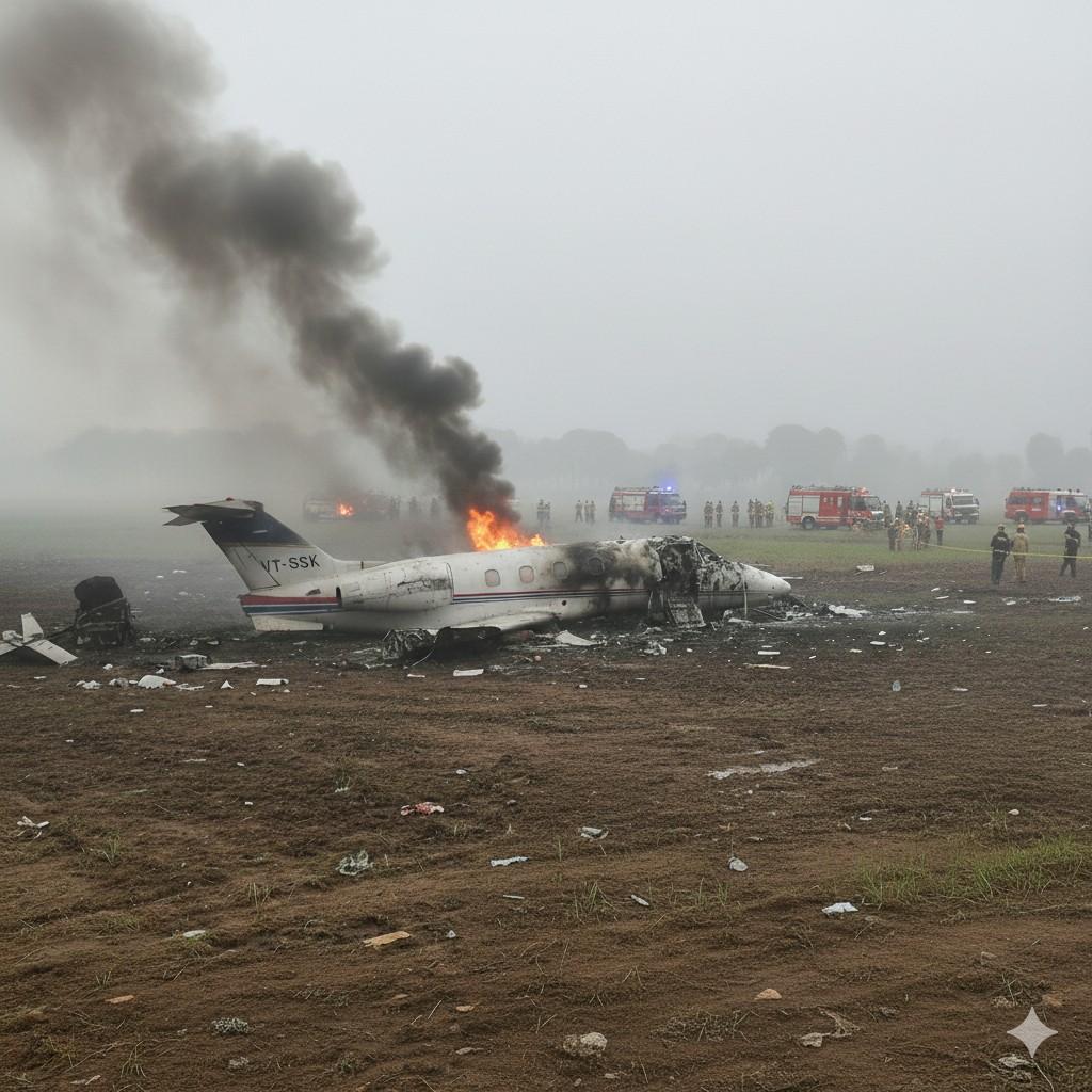 Ajit Pawar Plane Crash in Baramati: A Shocking Fictional Political Story