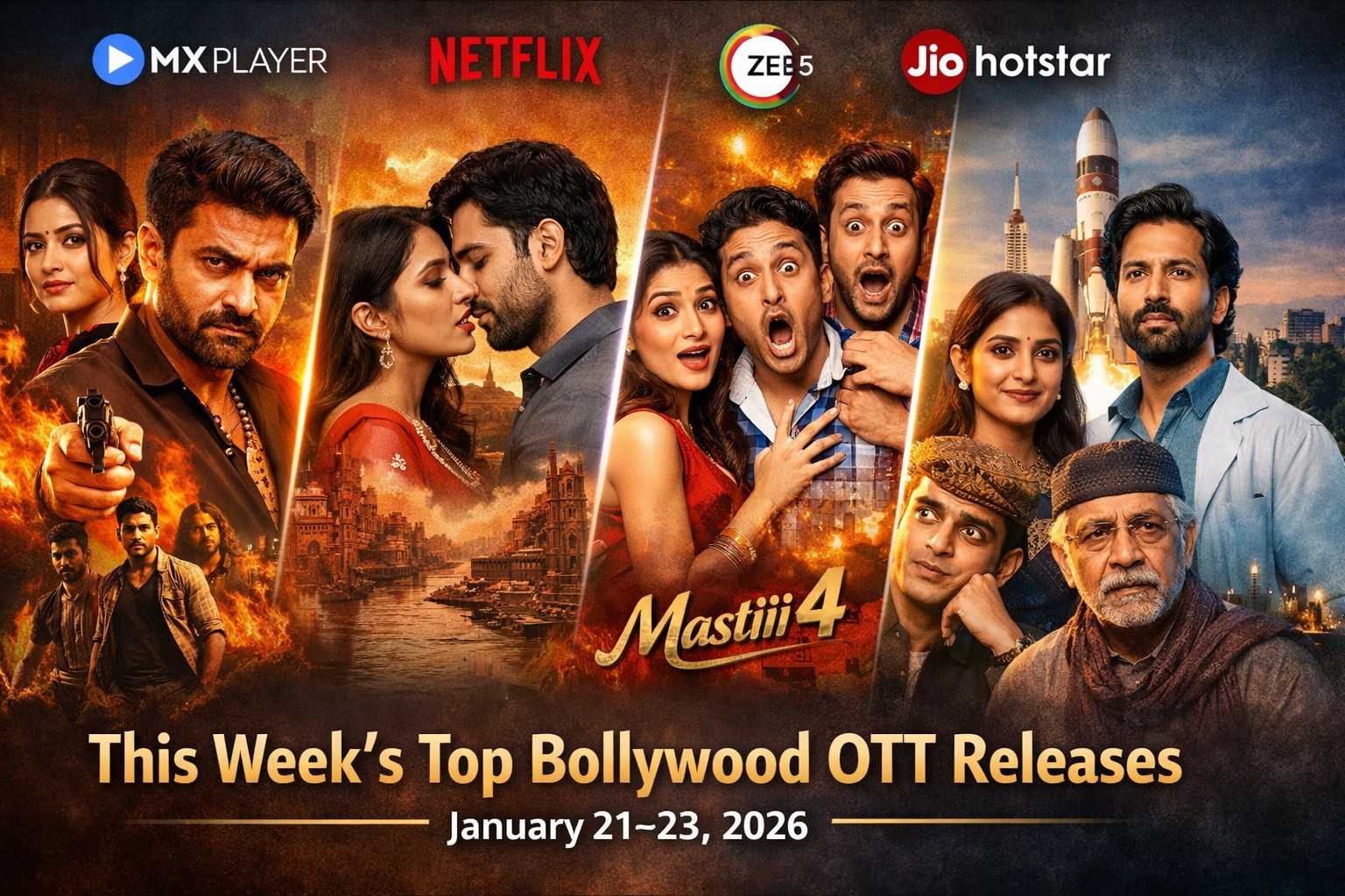 Top Bollywood OTT Releases This Week (Jan 2026) | Netflix, ZEE5